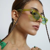 Chroma Couture Sunglasses Green