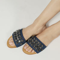 Calista Slides Blue