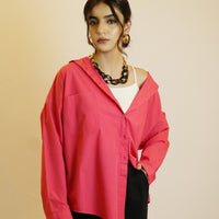 Rihana Button Down Shirt pink
